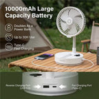Foldable Height-Adjustable Fan
